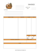 Gift Basket Invoice